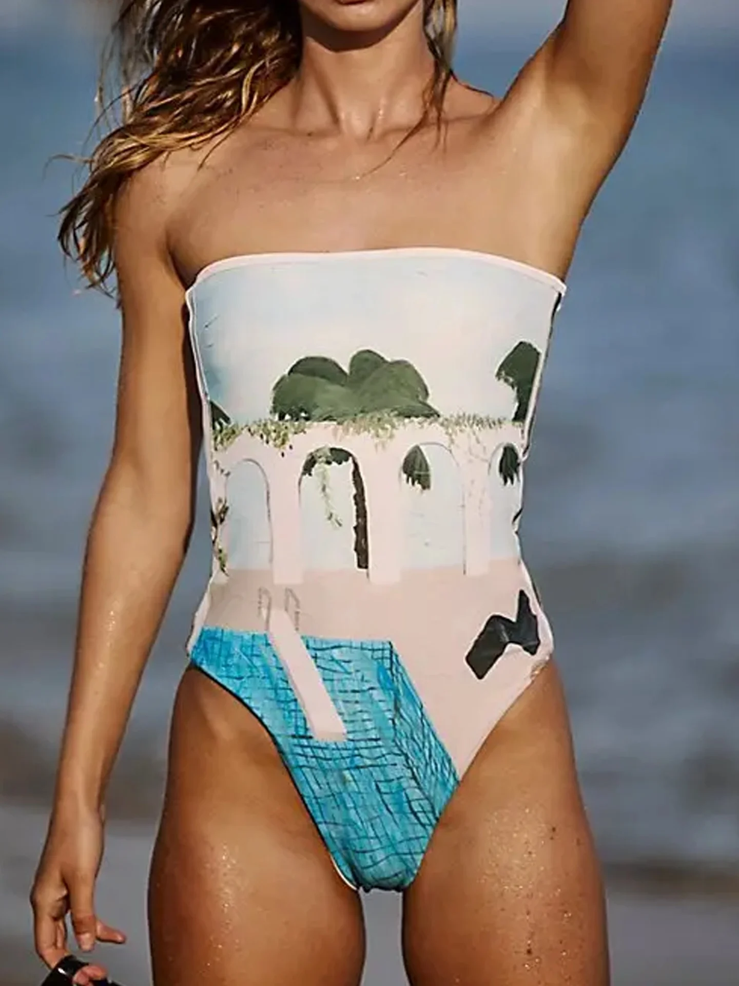 

Женский слитный купальник для студенток Dopane Sle: термостойкий, консервативный дизайн, для термальных источников и университетских бассейнов