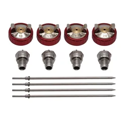 LVLP Spray Gun New R500 1.3/1.5/1.7/2.0MM Nozzle Needle Air Cap Sprayer Paint Tools Replaceable Nozzle For New R500 Spray Gun
