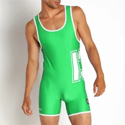 Kennel Club 13 Men's Zipper Back Singlets Burgundy Sexyman One-Piece Sleeveless Gym Sports Fitness Clothing