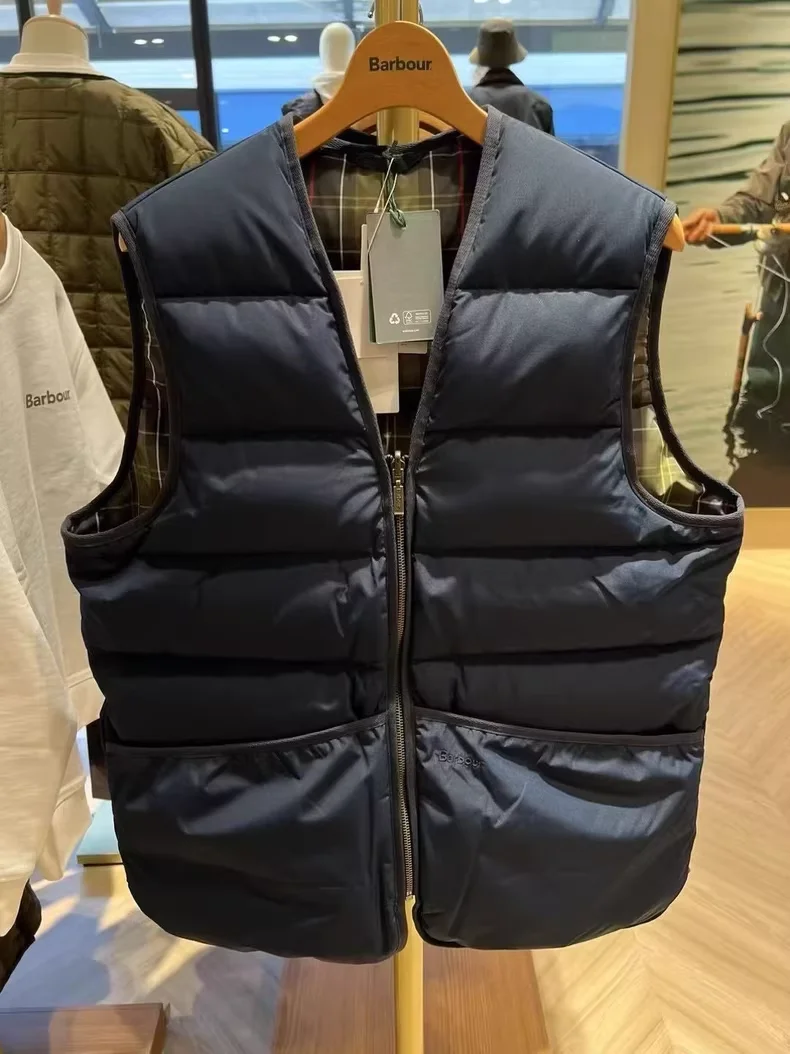 Loose Down Vest, Reversible