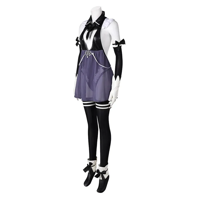 

a7d@Stellar Fantasia Blade Nier EVE Cosplay Jumpsuit Costume Adult Women Bodysuit Gloves Outfits Halloween Carnival Party Suita7
