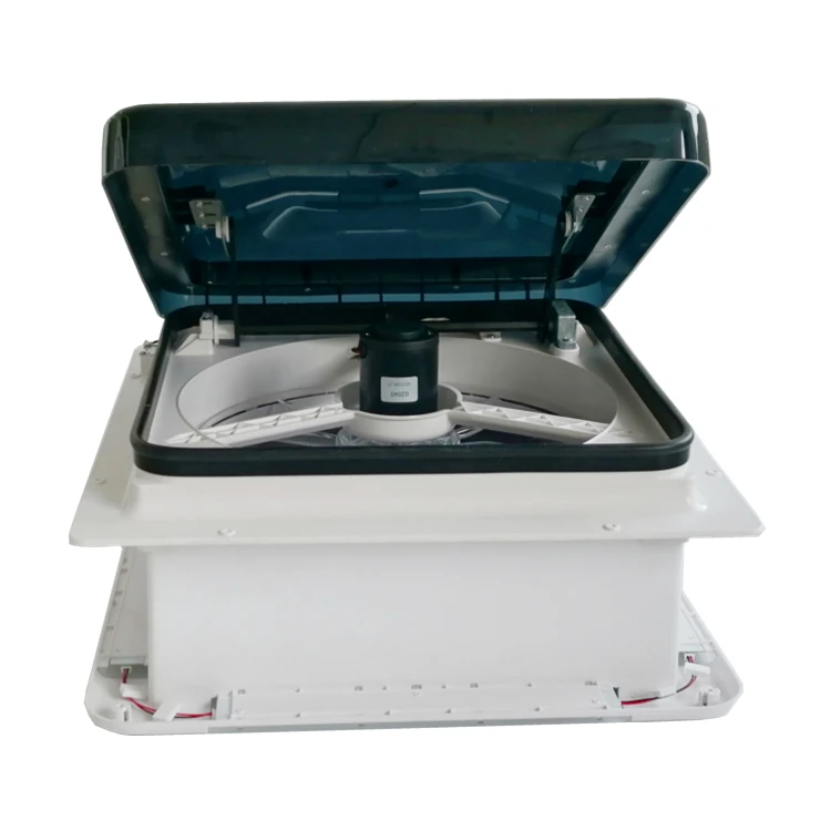 

Водонепроницаемый электрический вентилятор для крыши автодома 12В 400мм с защитным кожухом для автодомов, кемперов, прицепов, лодок