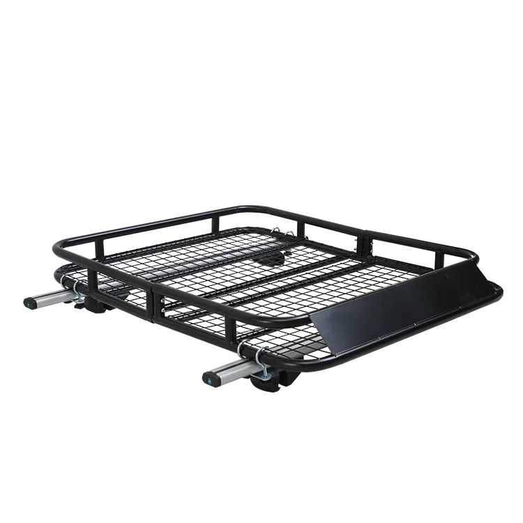 

Universal steel car roof luggage rack cargo carrier basket