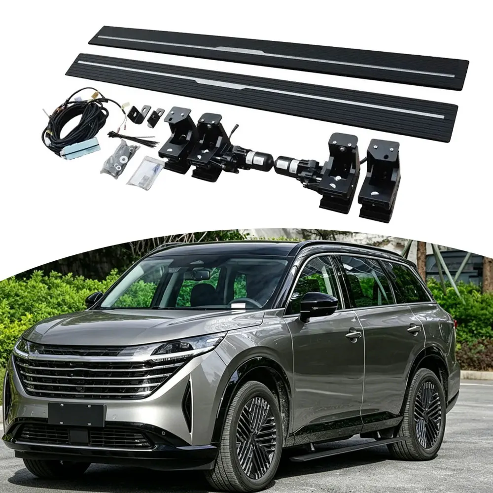 

Fits For Nissan Pathfinder 2022-2026 2PCS Power Running Board Electric Side Step Anti Slip Black