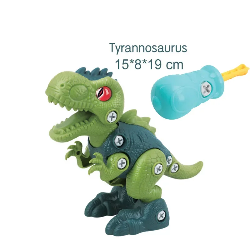 DIY Screwing Blocks Dinosaurs  Assembly Toy Sets Gifts Bricks Toys Develop Hand On Ability Educational Animal Toys boys for Kids