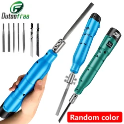 12V Electric Small File Reciprocating Metal Grinding Tool Rubbing Iron Wrong Knife Machine Stabbing Knife Steel File Woodworking