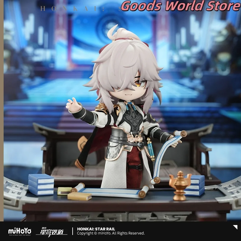 В наличии фигурка Jingyuan, модель орнамента, оригинальный Mihoyo Honkai Star Rail Jingyuan, карнавальный костюм, аниме-игра, подарок на Хэллоуин