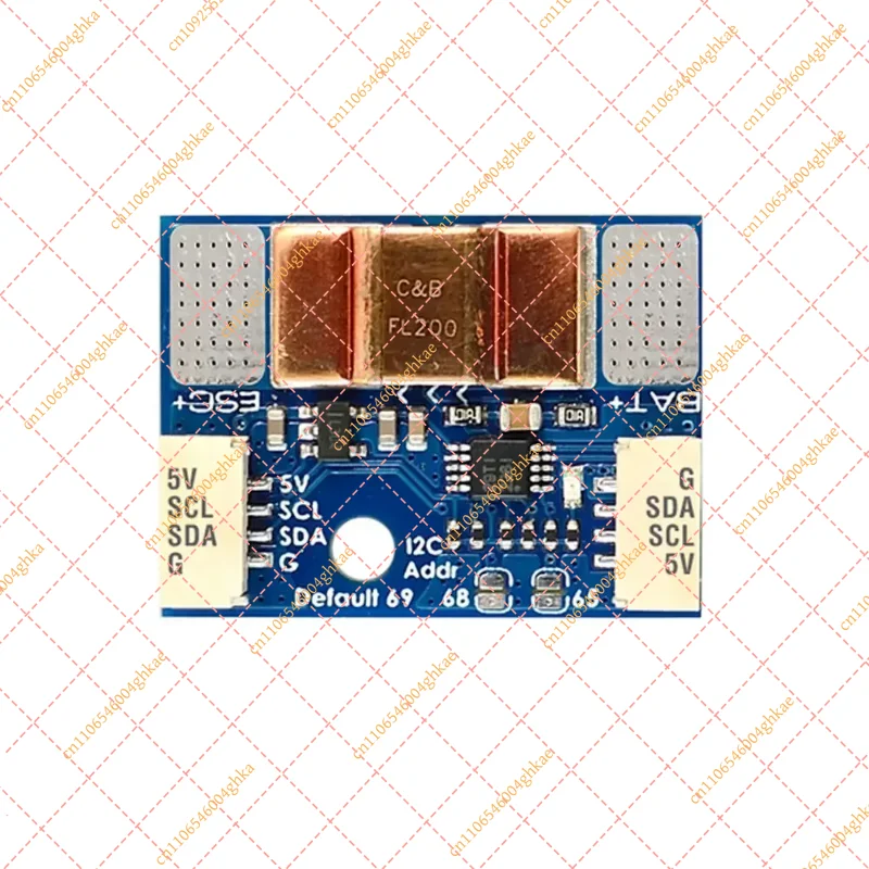 Matek I2C-INA-BM Ultra-Precise Power Monitor, Battery Voltage & Current Sensor for RC FPV Drone