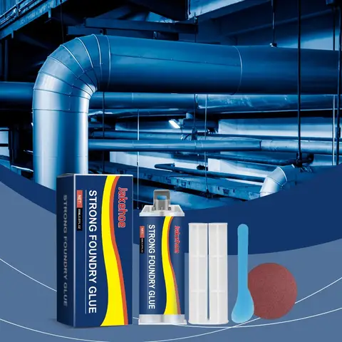 Colla per fonderia forte impermeabile Colla per colata resistente al calore Colla per riparazioni di metalli migliorata per la saldatura di rame e alluminio