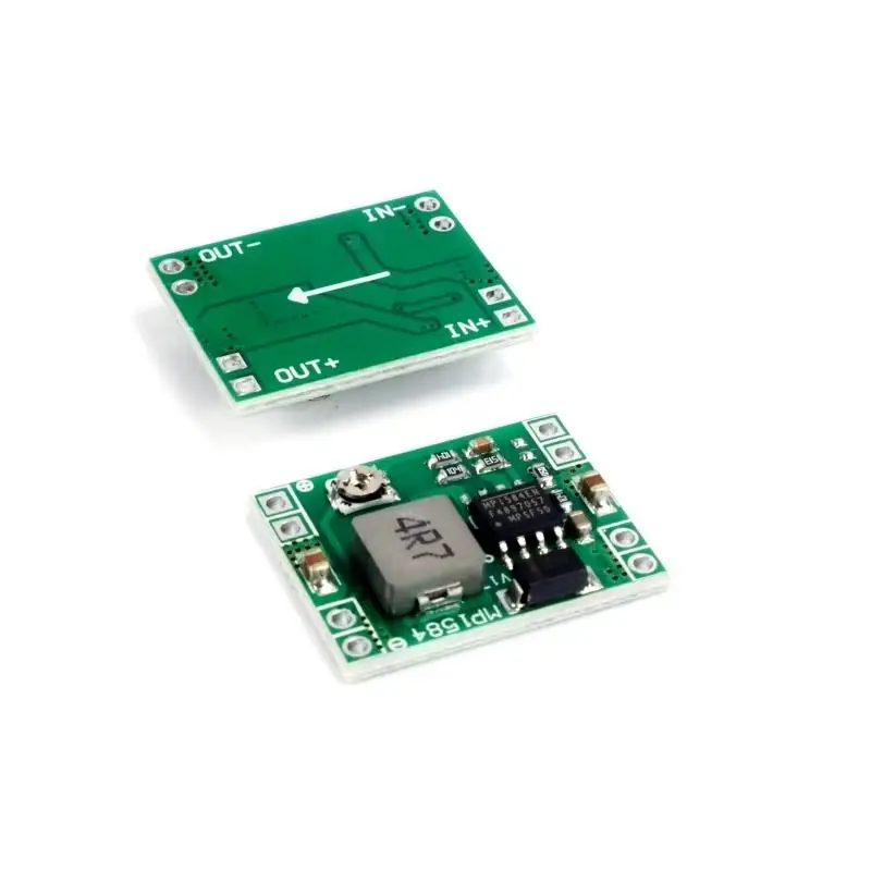 Mini 3A Adjustable DC-DC Step Down Power Module MP1584EN, 4.5-28V to 0.8-20V Voltage Regulator 1Pcs