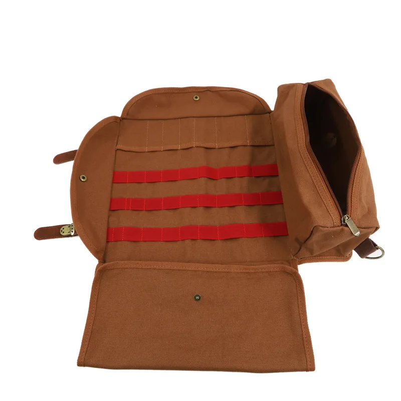 

American bar bartender handbag creative nightclub canvas kit bar tool cocktail bartender kit storage bag storage box New triang