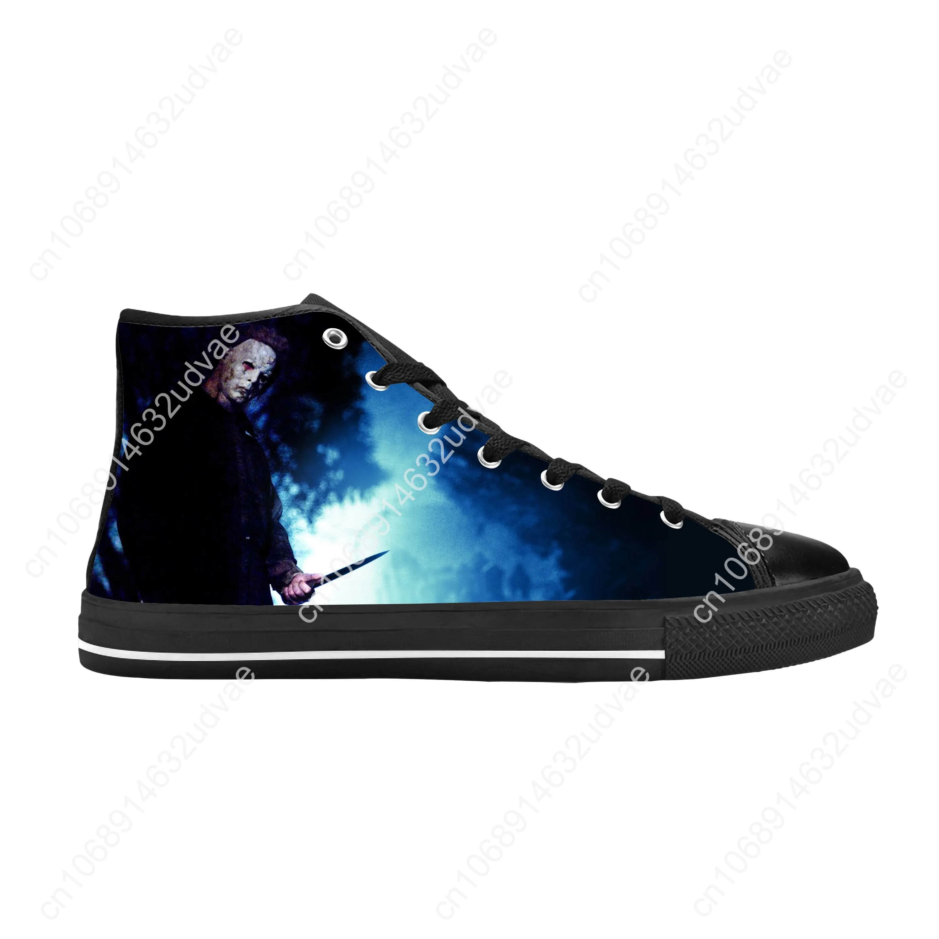 Hot Myers Horror Scary Movie Gothic Halloween Michael Casual Shoes High Top Comfortable Breathable Mens Womens Teenager Sneakers