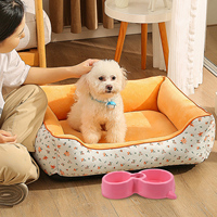 Pet Food Bowls Dog Bowl Set Cat Waterer Automatic Dispenser Dual ABS Safe Stylish Pet Supplies Dog Water Feeder
