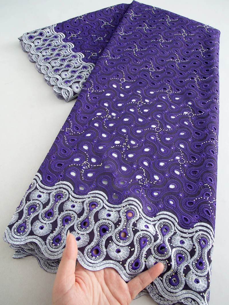 

African Velvet Lace Fabric High Quality Nigerian Fashion Sequins Embroidery French Cotton Lace Fabric For Wedding Dresses,5yards