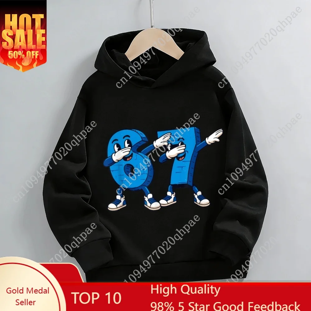 

Новинка 2026: Детская толстовка-худи Steal A Brainrot 67 с принтом для мальчиков и девочек