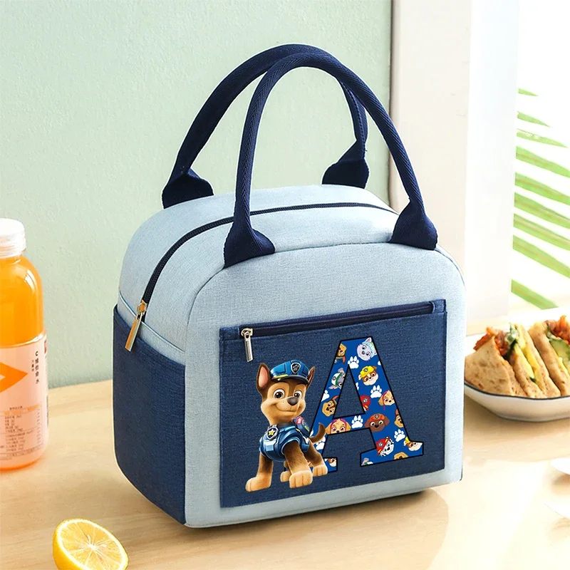 Paws Patrols Chases Jongens Kind Lunchpakket Cartoon Brief Geïsoleerde Zakken Lunchboxen Verdikte Waterdichte Handtas Anime Kids Gift