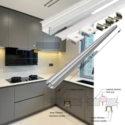 16*12mm 0.5m aluminiowy pasek LED profil kanału uchwyt narożny mocowanie do szafka lampy regał na wino