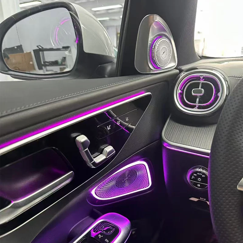 4D Rotatingo ลําโพงทวีตเตอร์โรตารี่สําหรับ Mercedes Benz C Class W206 สําหรับ C200 C300 สภาพใหม่รถอุปกรณ์เสริม