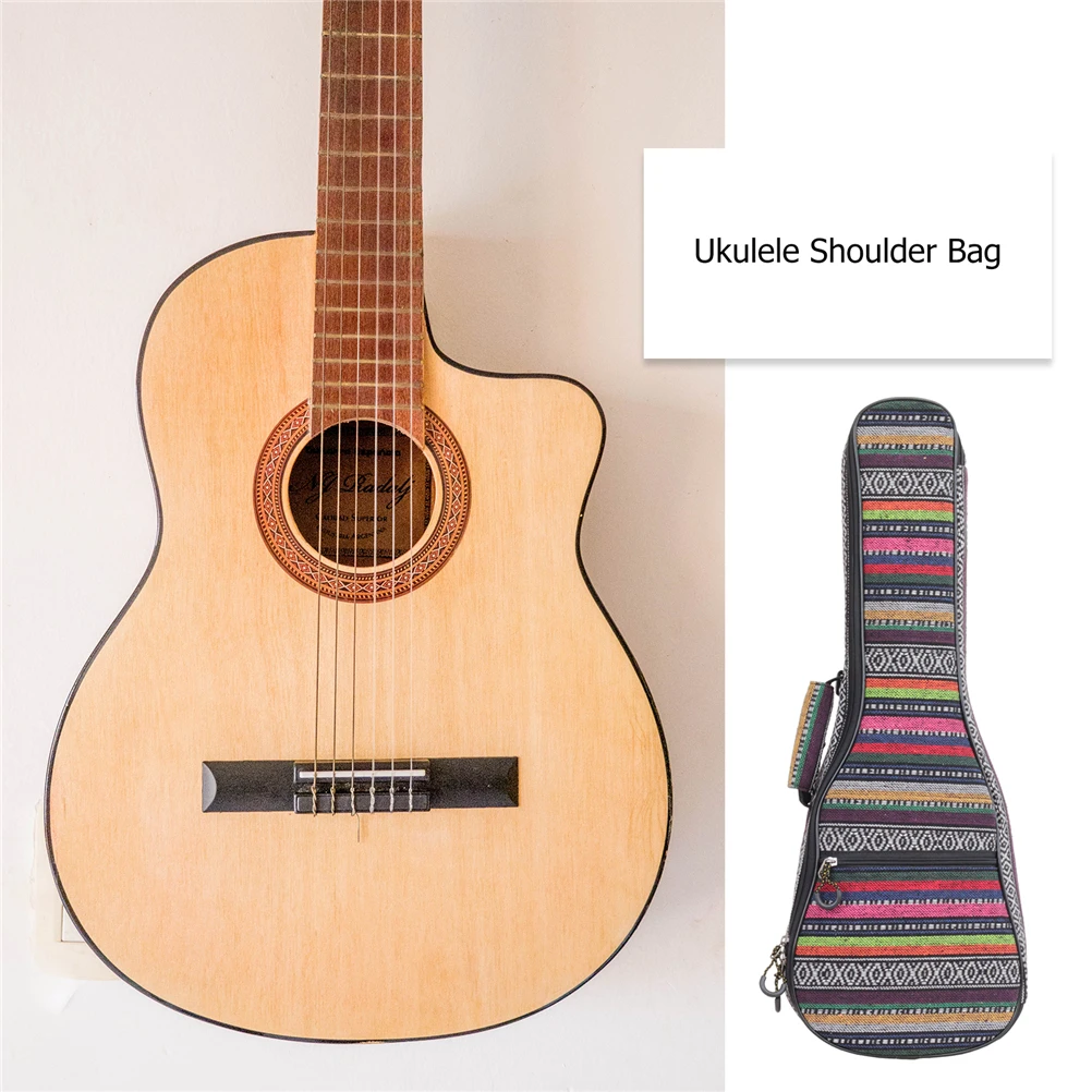 

Ukulele Bag Lightweight Portable Storage Concert Gig Backpack Thickened Shoulder Case Protective Design For Electric Acoustic