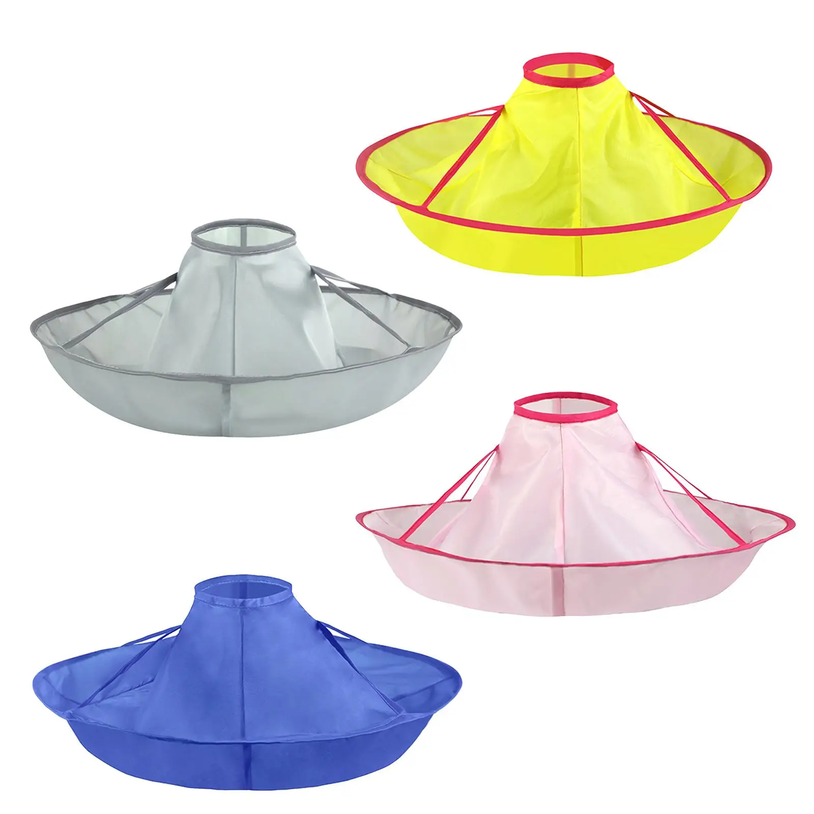 Capa de corte de cabelo infantil guarda-chuva capa de corte de cabelo para crianças diâmetro 48cm, ajustável, fácil