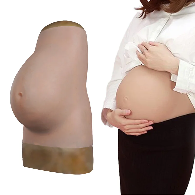 

Realistic silicone pregnant belly artificial belly bulge mold movie props
