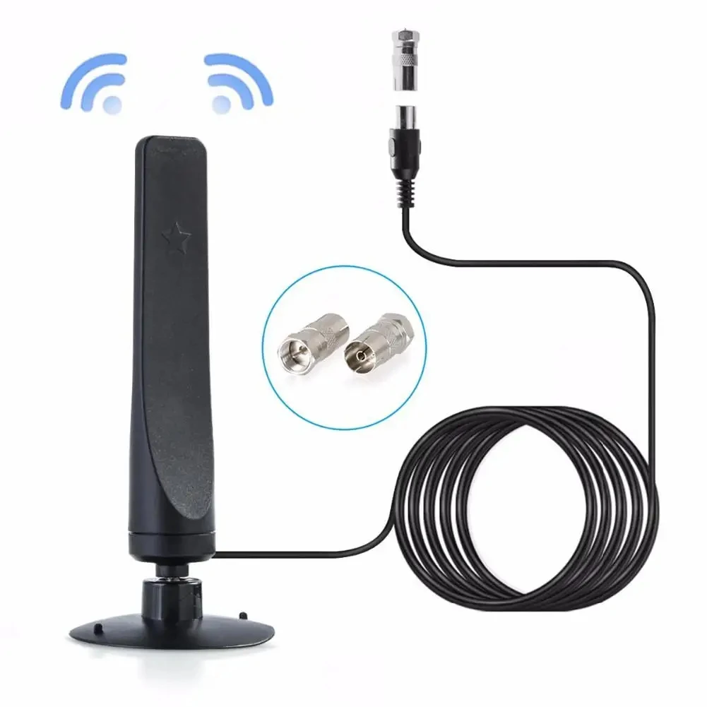 1080P Indoor Digital TV Antenna 1-5pcs Booster Active Signal Receiver Amplifier TV Antenna HDTV Mini DVB-T2 Antenna 3.0M