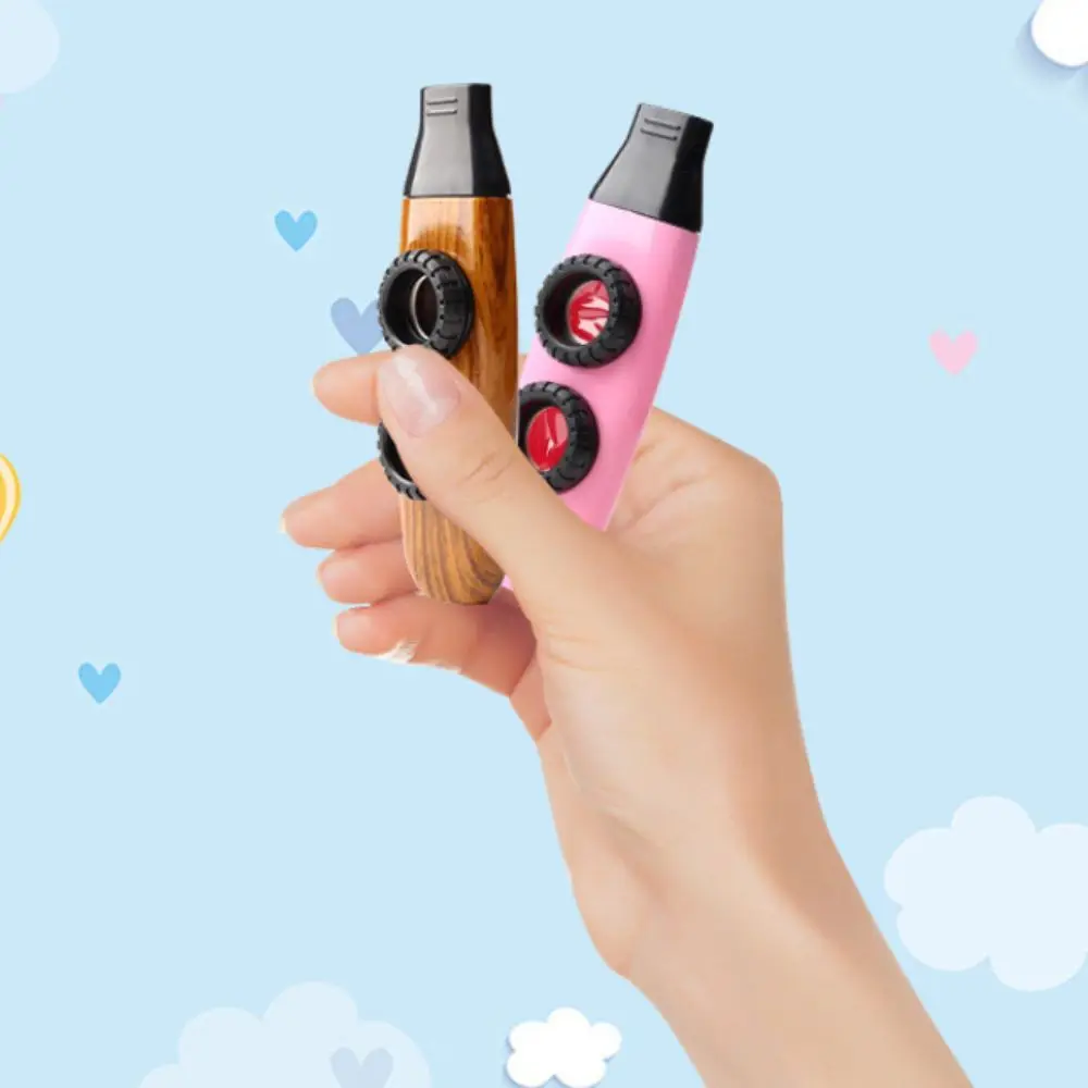 Double Hole Design Kazoo Instrument Wear-resistant Double Film Colored Kazoos Learn Easily Portable ABS Kazoo Instrument