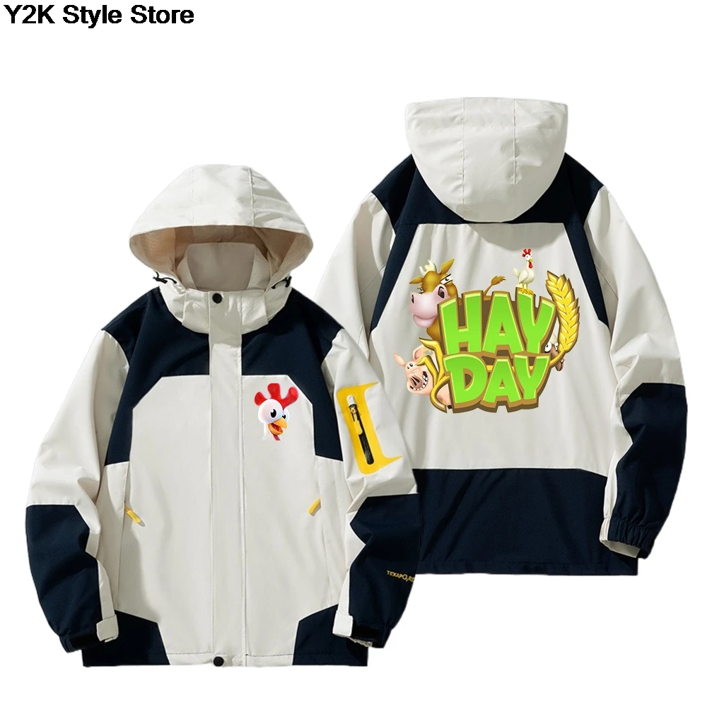 Chaqueta cortavientos HayDay Mr.Wicker Cosplay Y2K, chaqueta cortavientos para hombre y mujer, chaqueta para escalada al aire libre, abrigo, cortavientos deportivo