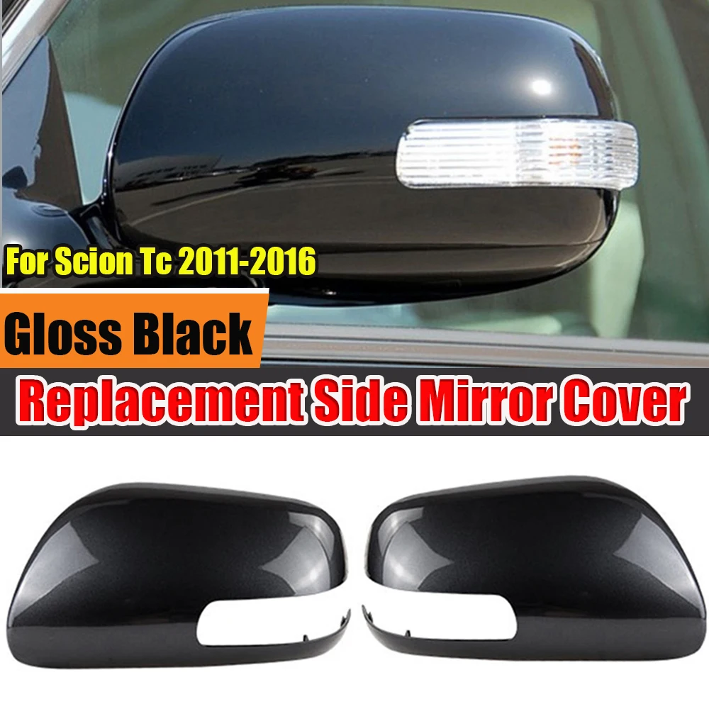 

1 Pair Car Rearview Mirror Cover For Scion Tc 2011-2016 For Scion Tc 2011-2016 Black Rearview Mirror Cover Trim