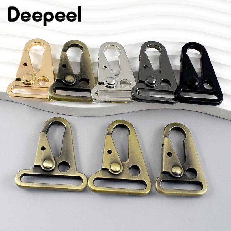 

2/5/10Pcs 25-38mm Metal Bag Strap Buckle Backpack Trigger Clasp Webbing Connect Carabiner Clips Dog Collar Snap Hook Accessories