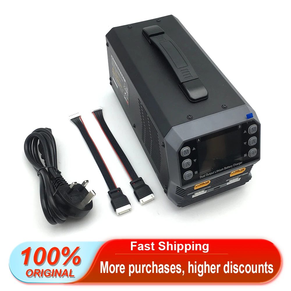 

SKYRC PC1080neo charger model aircraft dual channel lithium battery general pressure high pressure multi-language internal resis