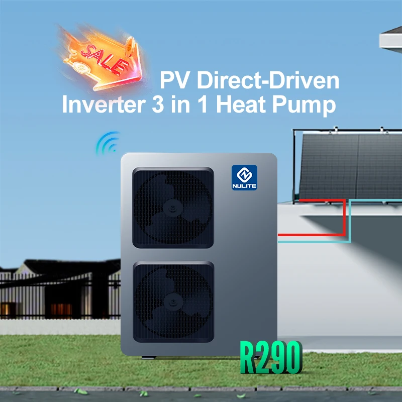 Solar Energy air Source Dc Inverter Heat Pump 10kw 15kw 20kw 30kw