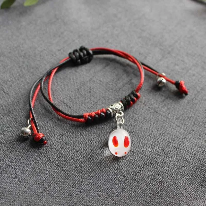 Cặp Đôi Vòng Tay Mộ Đạo Tử Thôi Phụ Kiện MDZS Ngụy Wuxian Lan Wangji Thỏ Vòng Tay Vòng Trang Sức Cặp Đôi Quà Tặng