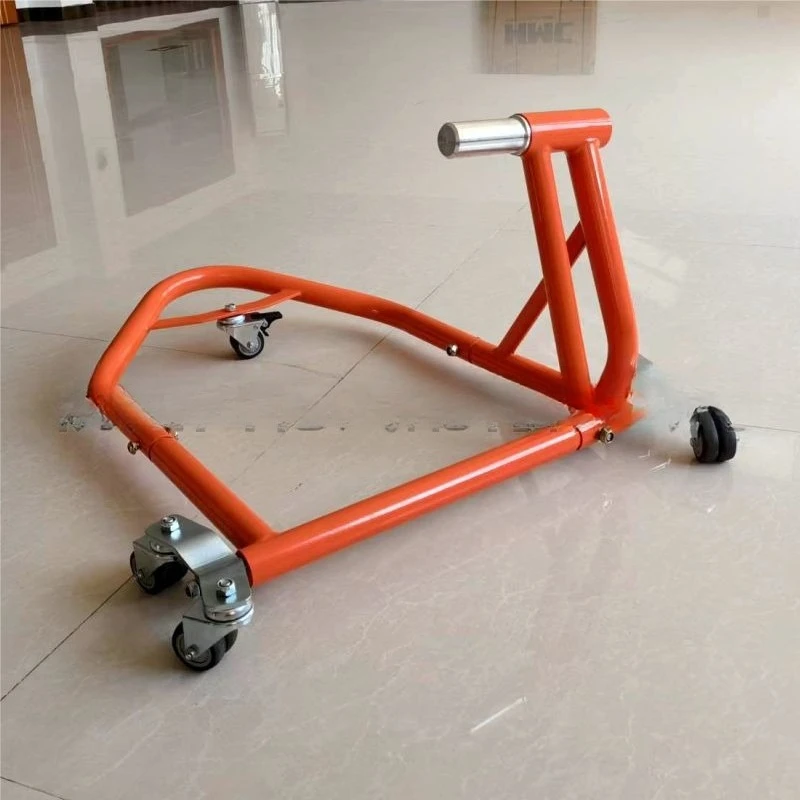 Rear wheel unilateral lifting frame movable bracket locomotive maintenance tool