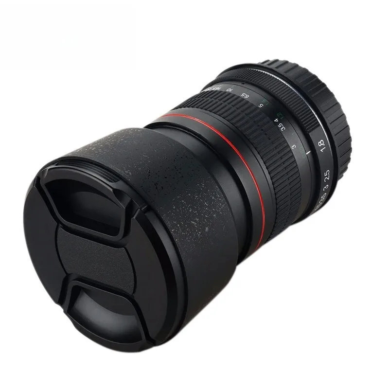 85Mm F1.8-22 full frame size manual fixed focus portrait lens with EF/RF/F/Z/FE/E mount support