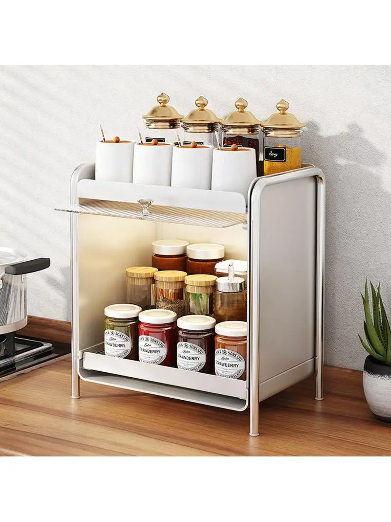 

Элитный органайзер для хранения чайных сервизов и стеклянных бутылок на столешнице, кухонный органайзер, домашний декор