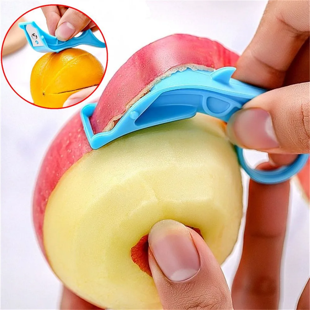 Manual Peirer Blade Sharp Manual Portable Easy To Peel Off Fruit And Vegetable Tools Fruit Peel Artifact Small Size 3 Colors