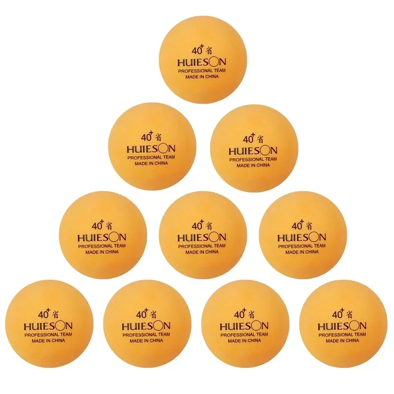 50/100pcs HUIESON Table Tennis Balls New 40+ ABS Plastic Durable Ping Pong Ball for Professional Team Serve Machine Training