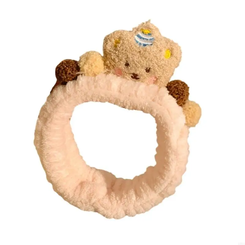 Retail/Drop Shipping Plush Bear Hairband for Women Girl Face Washing Mask Apply Headband Music Festival Headwear Party Gathering