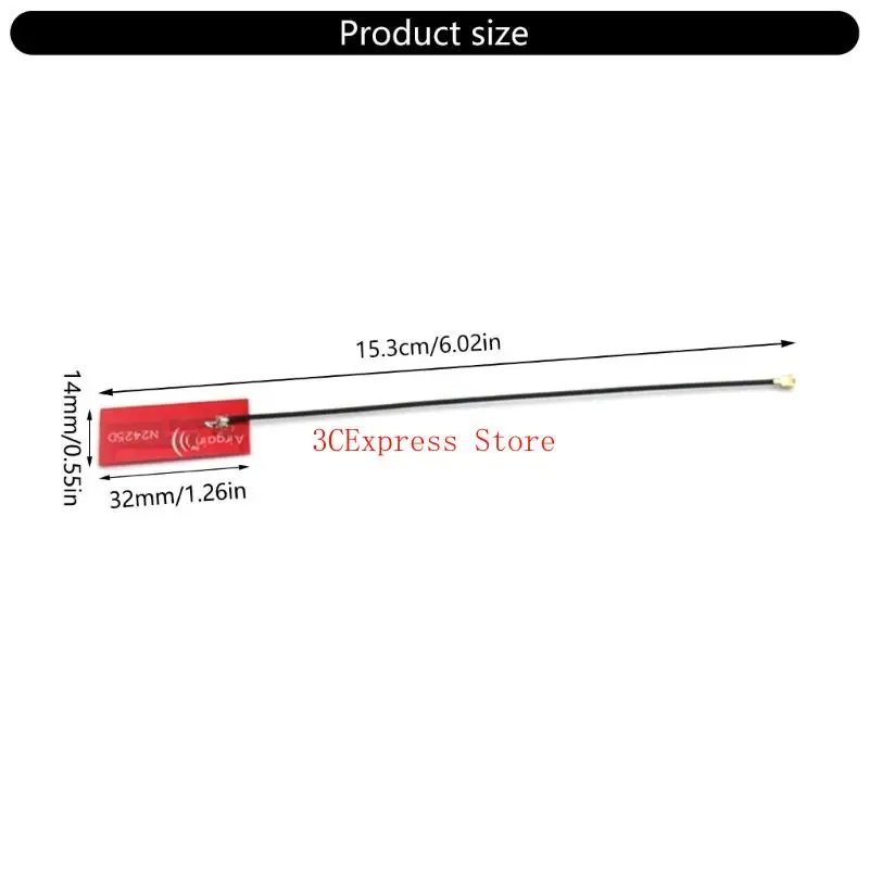 هوائيات النطاق المزدوجة ذات الخسارة المزدوجة متعددة الوظائف مناسبة لأجهزة توجيه WiFi وأجهزة IoT المحسّنة بنقل البيانات 2pcs
