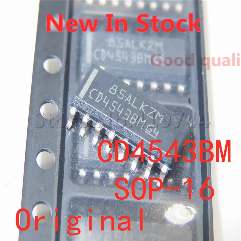 10PCS/LOT CD4543BM CD4543 SMD SOP-16 driver In Stock NEW original IC