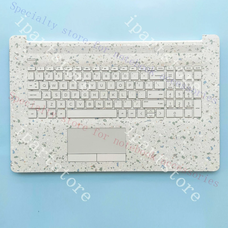 

A+ New Palmrest With Backlit Keyboard Touchpad Spots For HP 17T-BY 17-CA 17-BY US