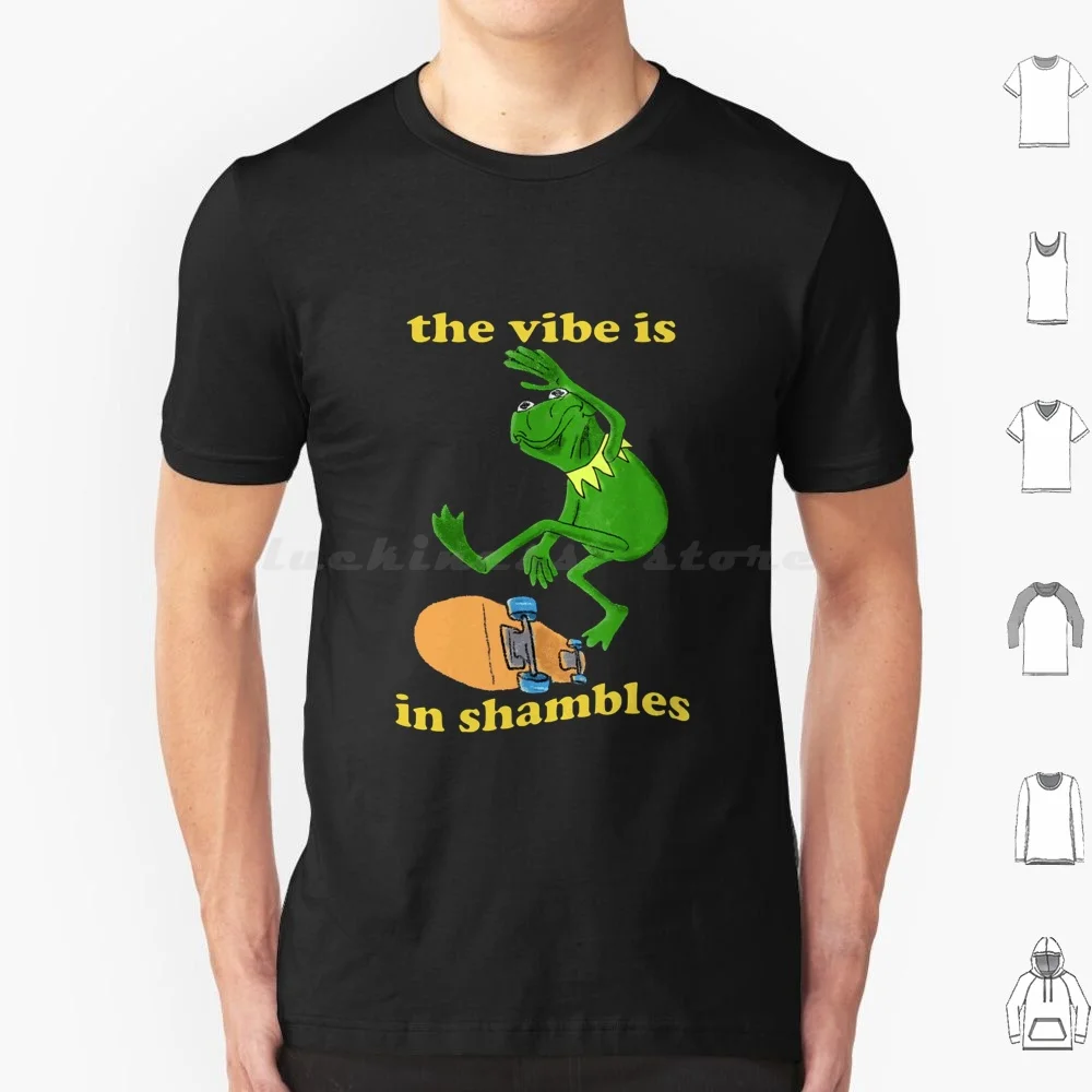 The Vibe Is In Shambles Shirt T Shirt Cotton Men Women Diy Print