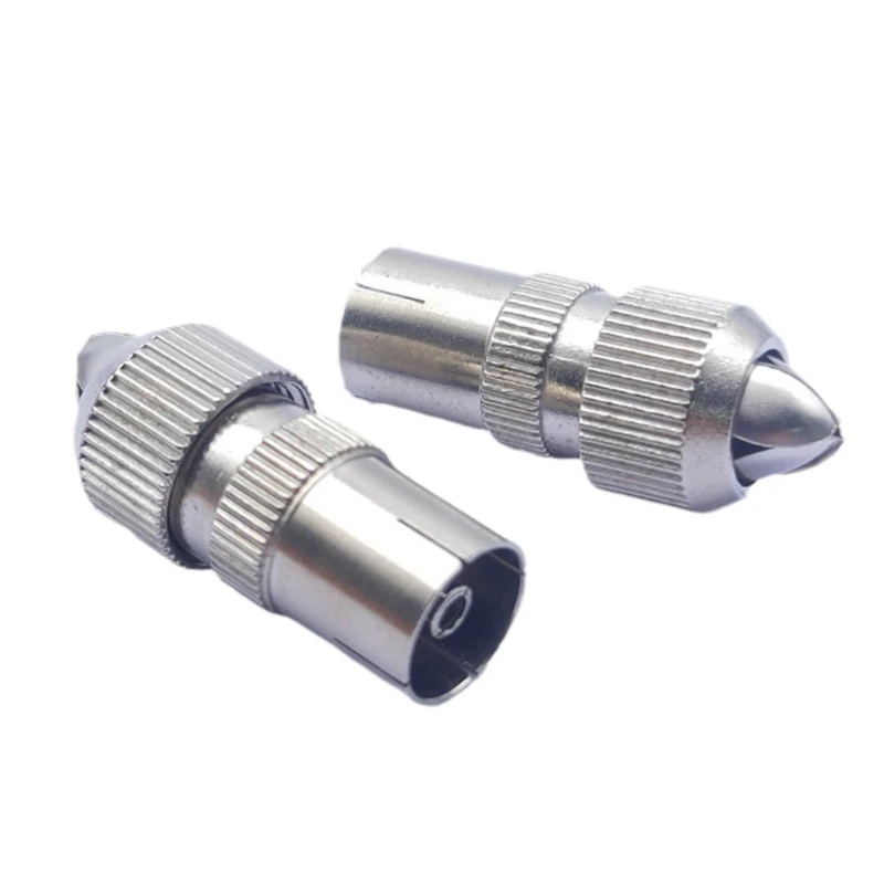 1 ชุดเสาอากาศทีวีหญิงชาย Satellite ตัวเชื่อมต่อ Coaxial Couplers