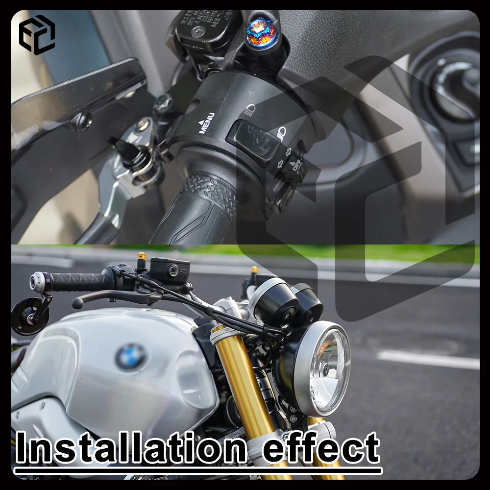TC4 Titanium Alloy Motorcycle Rearview Mirror Hole Plug Screw Cover For HONDA ADV350 XADX 750 ADV150 160 MSX 125 CC110 CT110