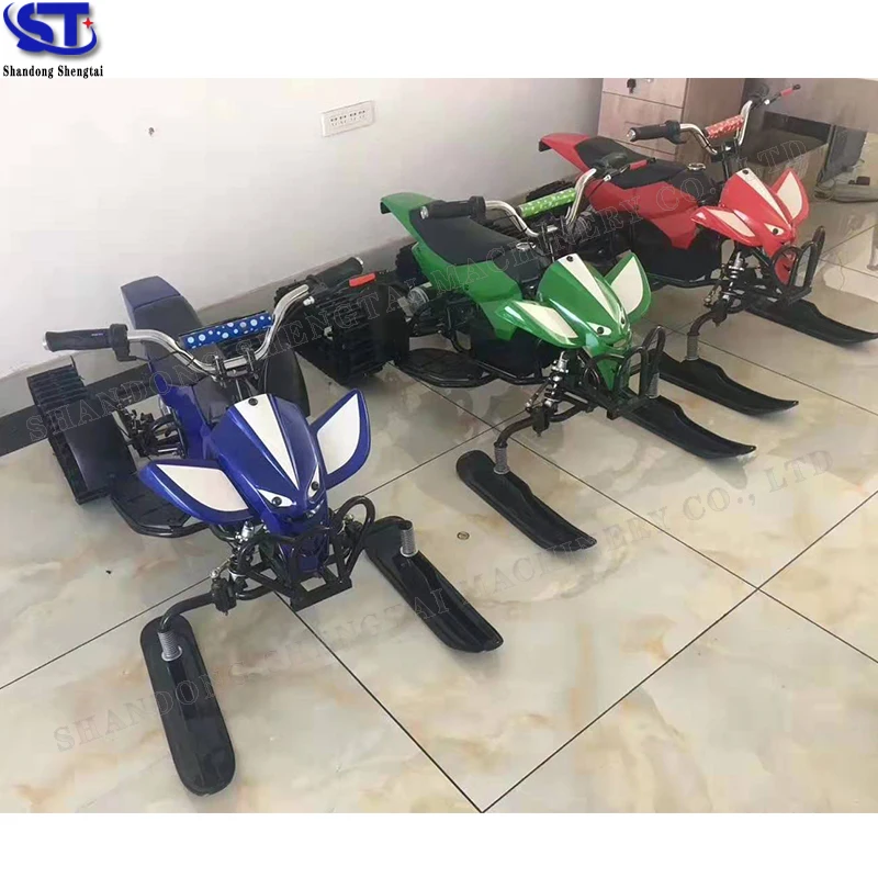 Snowmobile ski resort entertainment equipment snow ski car children's snowmobiles 200cc big power gasoline snowmobile