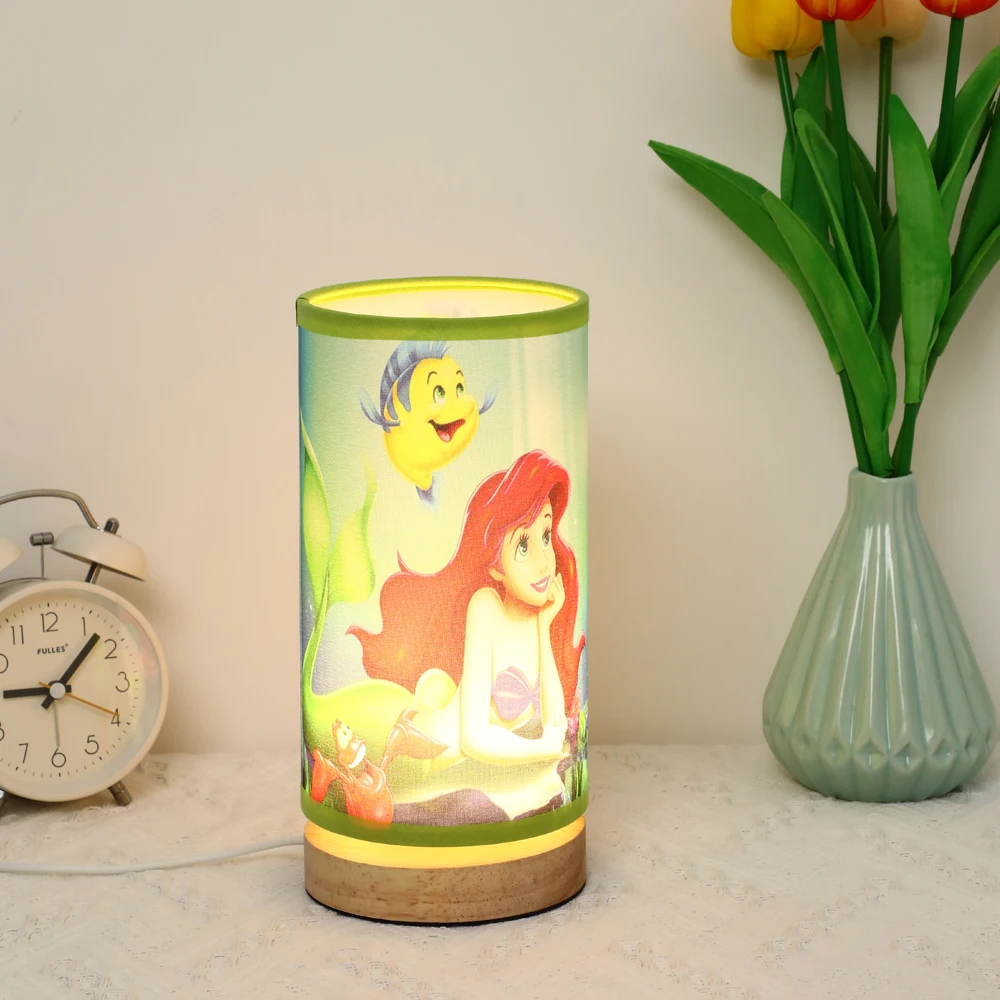 

Small Table Lamp Bedside Warm LEDins Princess Mermaid Creative Night Light