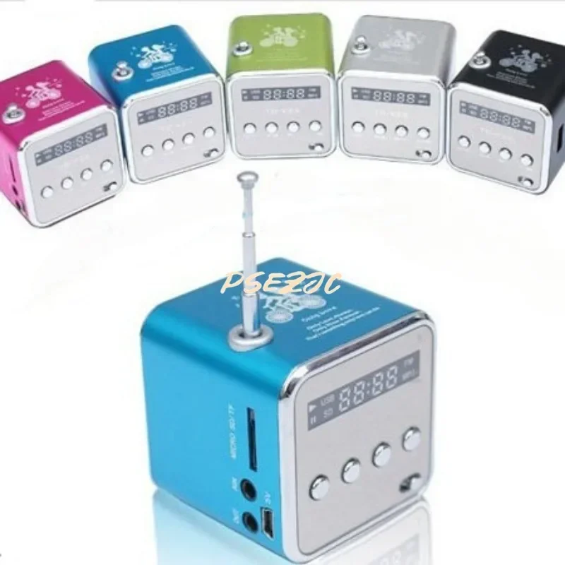 Portable Mini Bluetooth Speaker with Screen Radio Notebook MP3 Player  Card Insertion