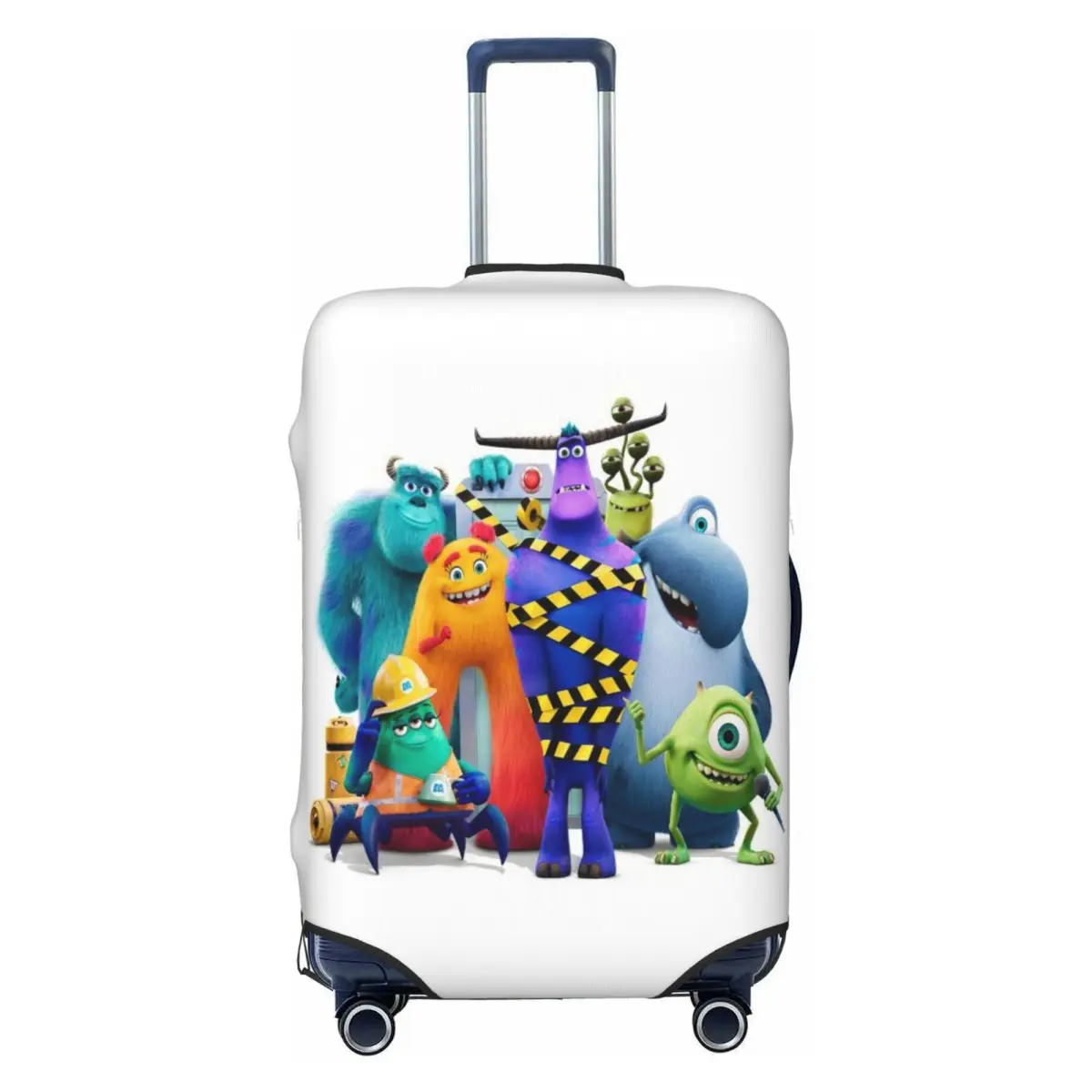 

Чехол для чемодана с монстрами из аниме, мультяшный, моющийся, защитный, подходит для чемоданов 18-32 дюймов