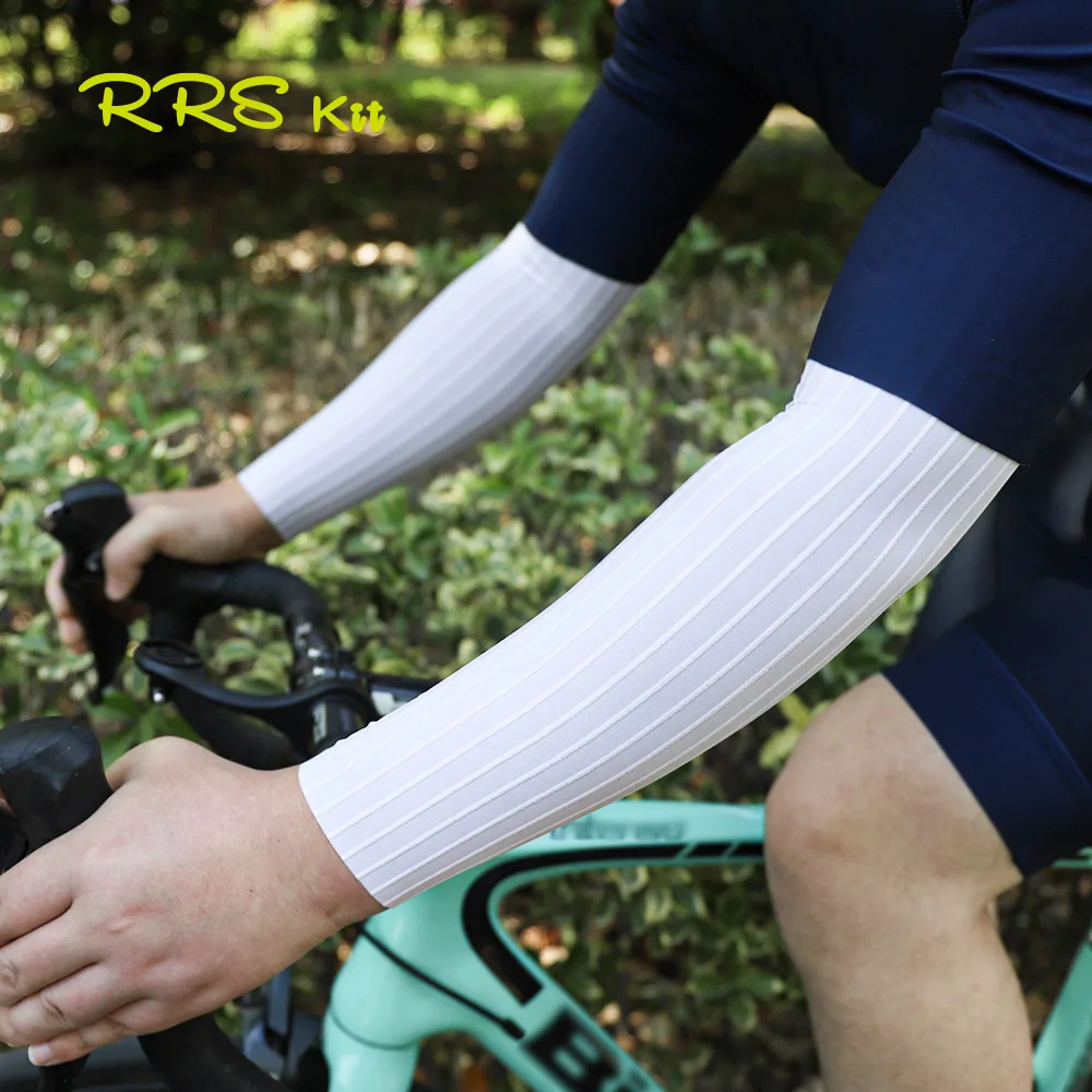 RRSKIT Summer Competitive Riding Pneumatic Sunproof Sleeves Bike Wind-breaking Reduce Wind Resistance Breathable Long Sleeves
